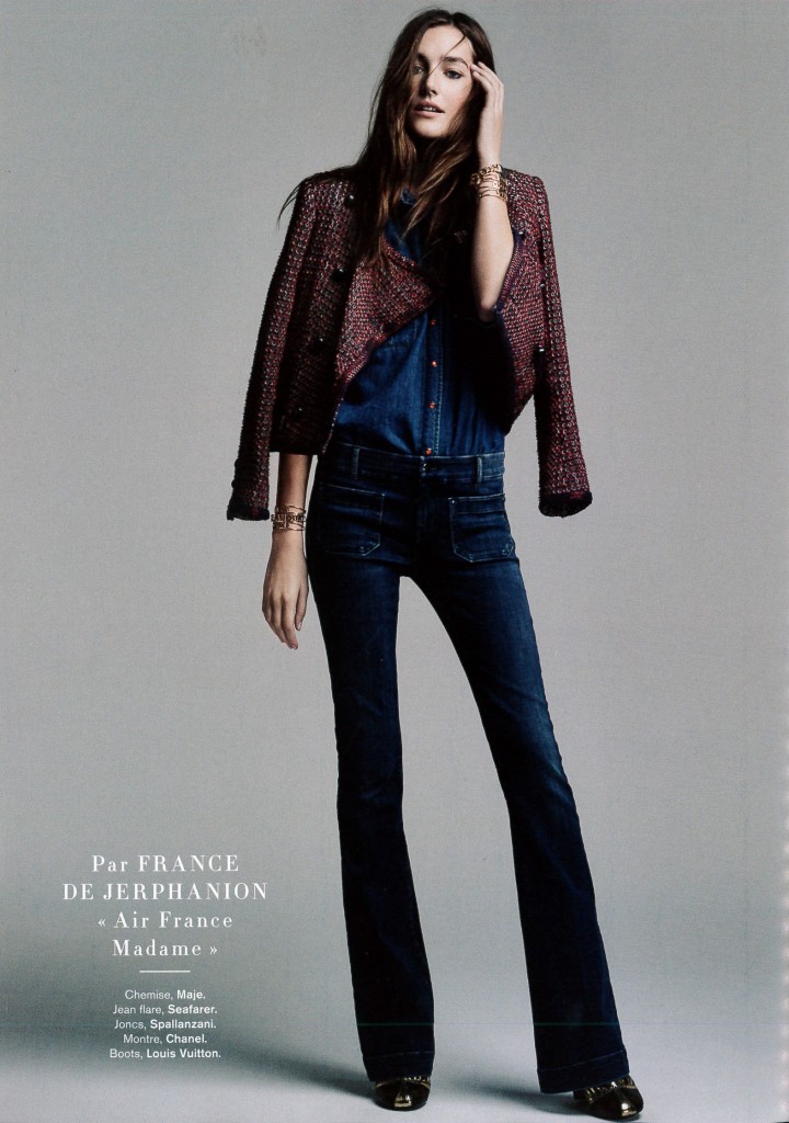 GLAMOUR DATED APRIL 2015 France De Jerphanion