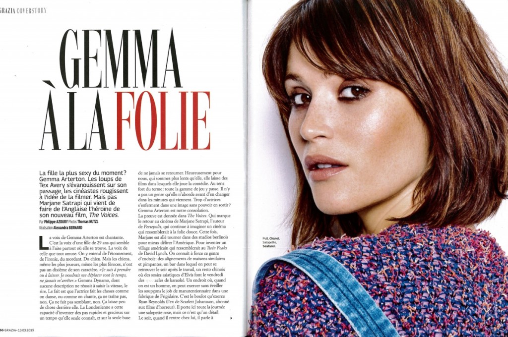 GRAZIA DATED MARCH 13TH - 19TH 2015 Alexandra Bernard