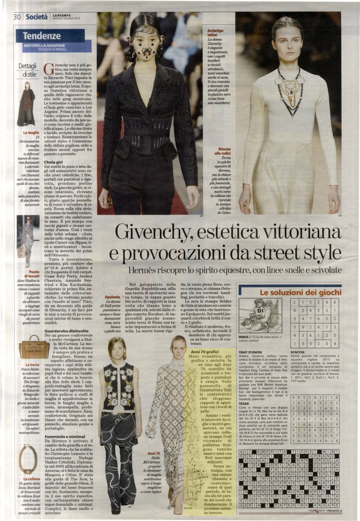 La Stampa 10.03.15 p.30