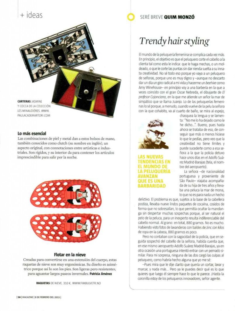 La Vanguardia SPA - Magazine 2015-2-8 pag 16