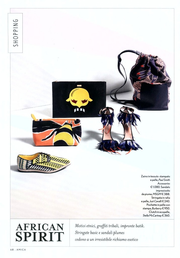 MSGM - AMICA ACCESSORIES ISSUE - SS 15