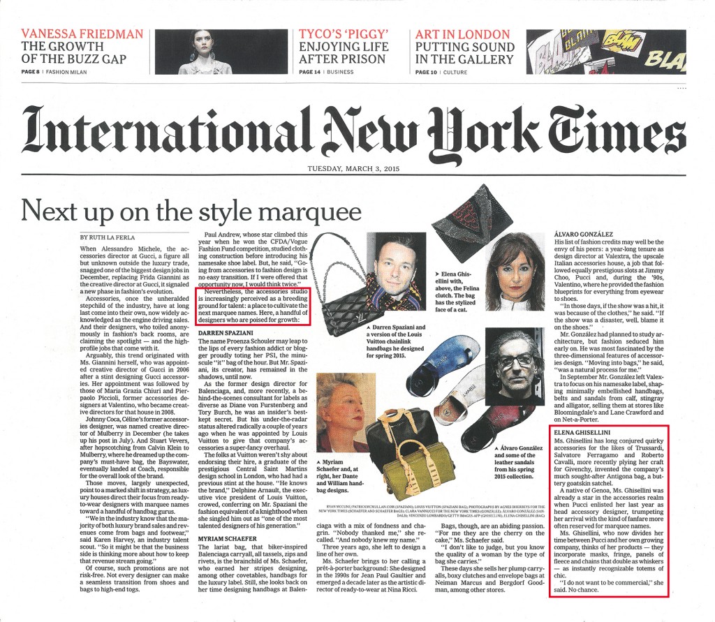 The New York TImes 3 march 2015