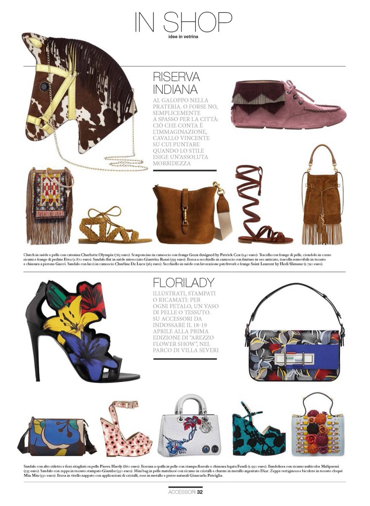 Io Donna Fashion Issue - Accessori 9.04.15 p.32