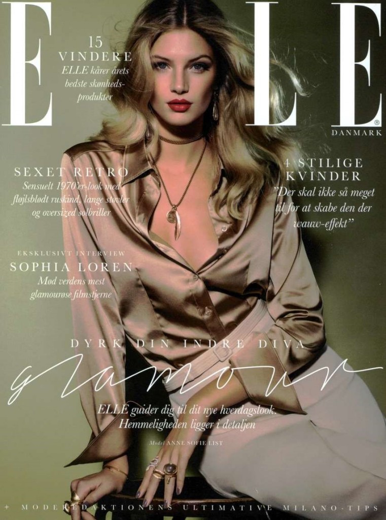 ELLE DENMARK DATED MARCH 1ST 2015 Cover
