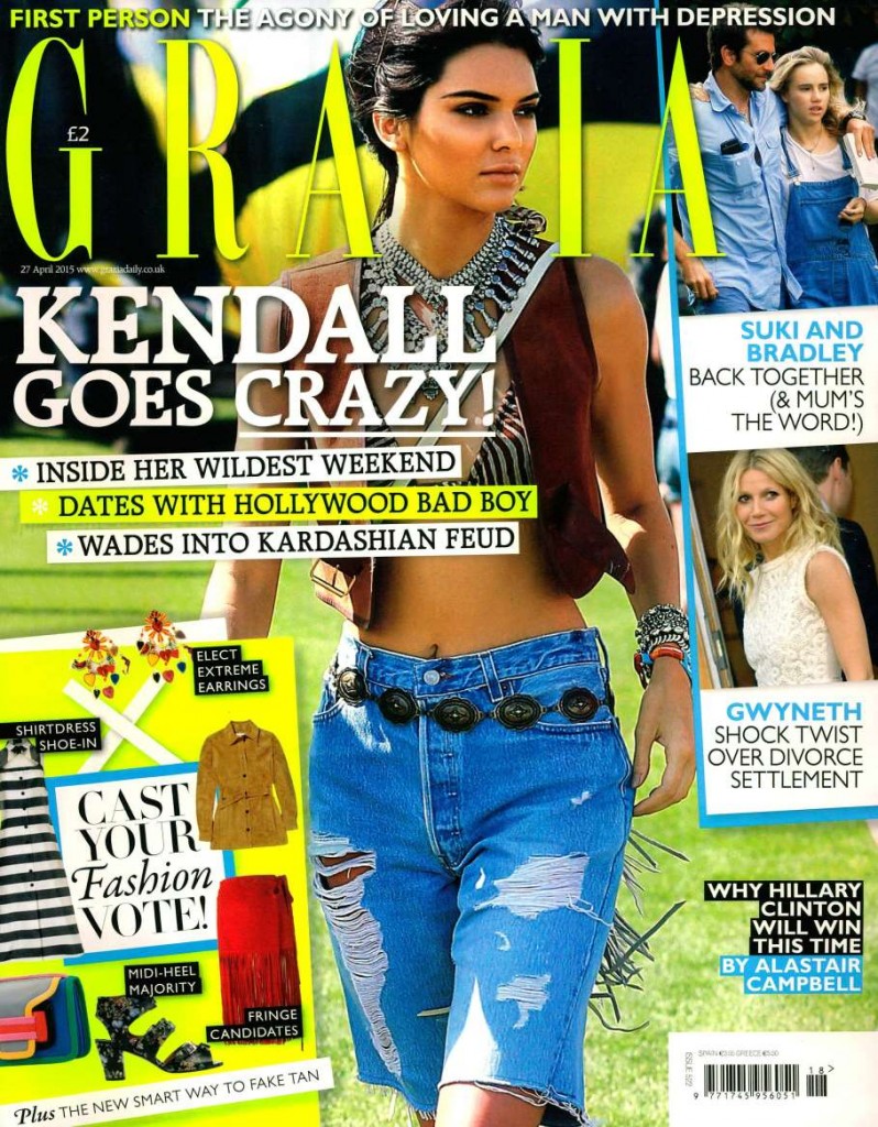 Grazia UK 2015-4-27 Cover