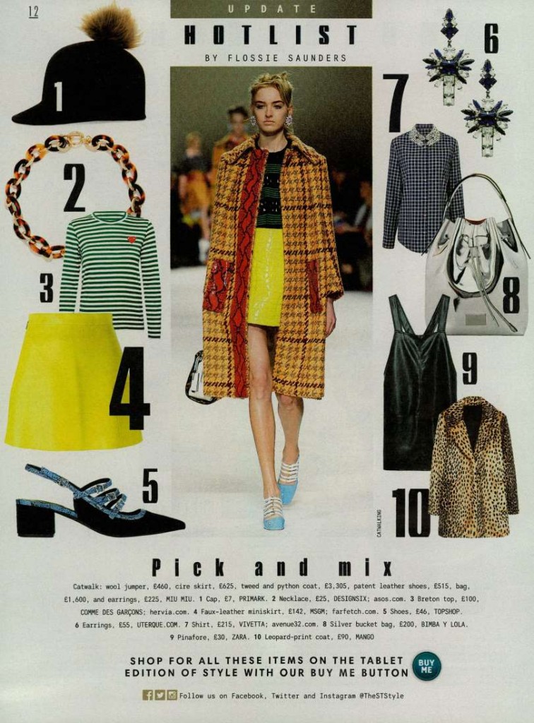 MSGM - THE SUNDAY TIMES STYLE UK - 20SEPT15 (1)