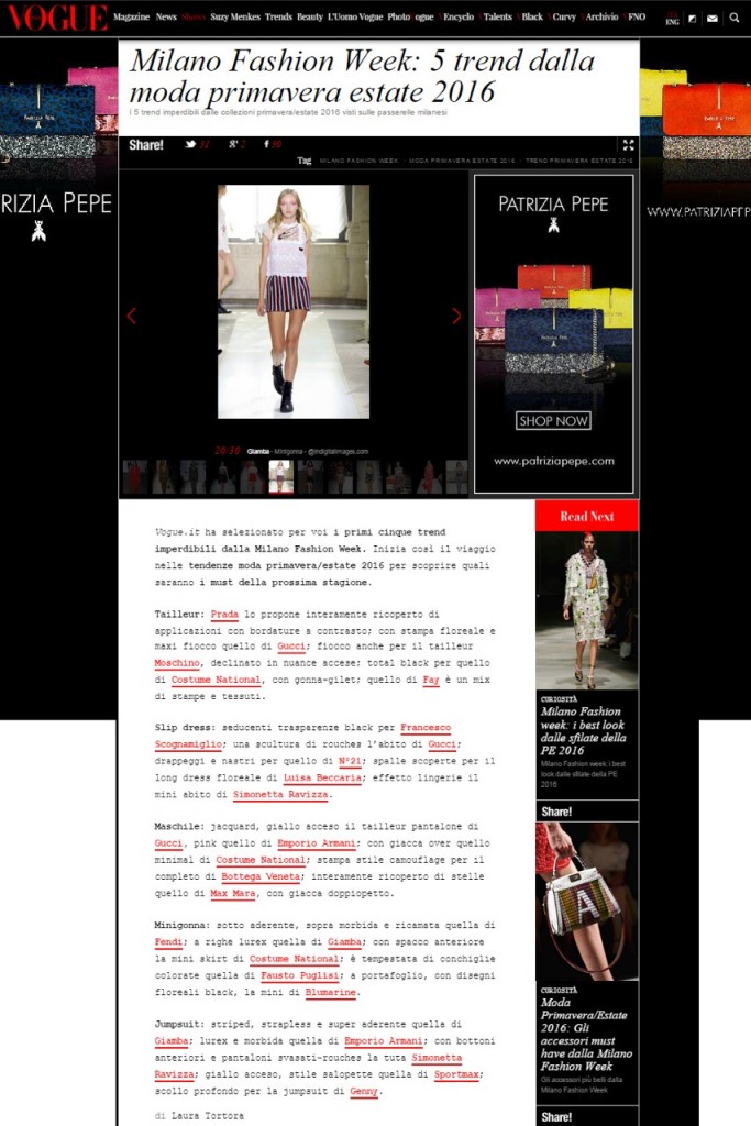 Vogue.it 29.09.15