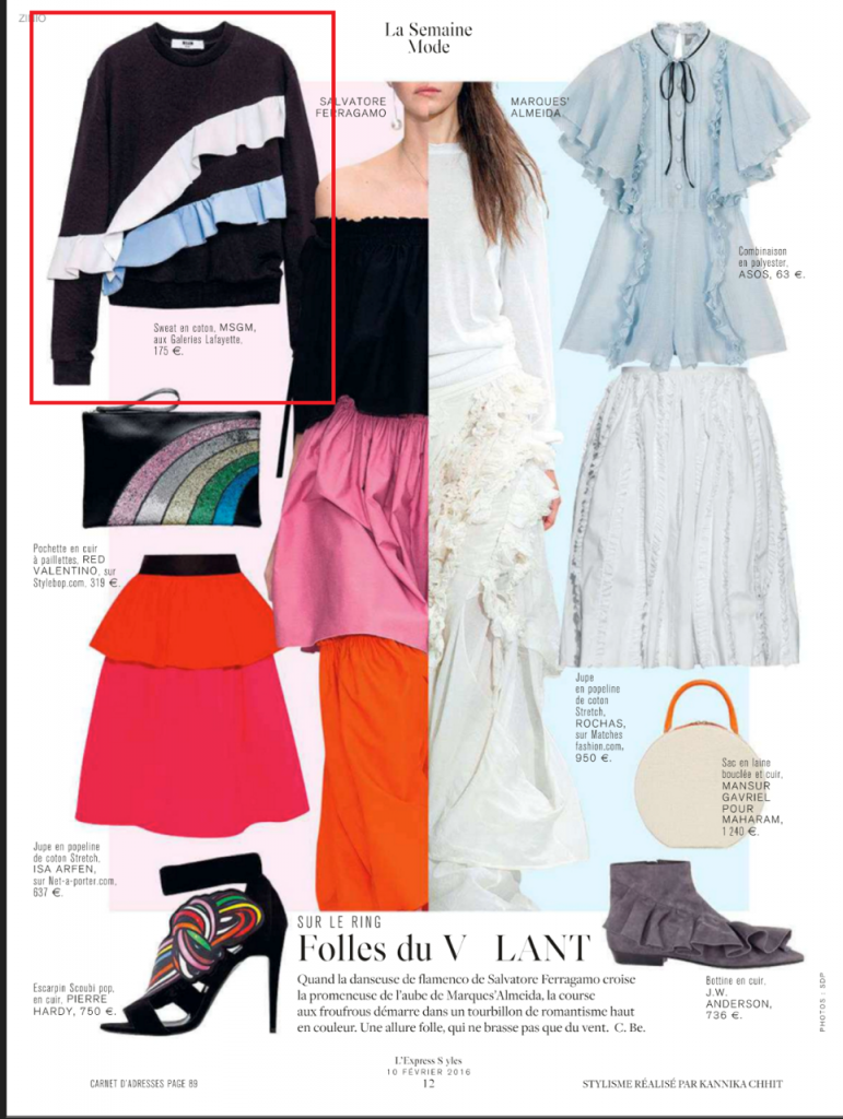 MSGM - L'EXPRESS STYLE FR - 10FEB16
