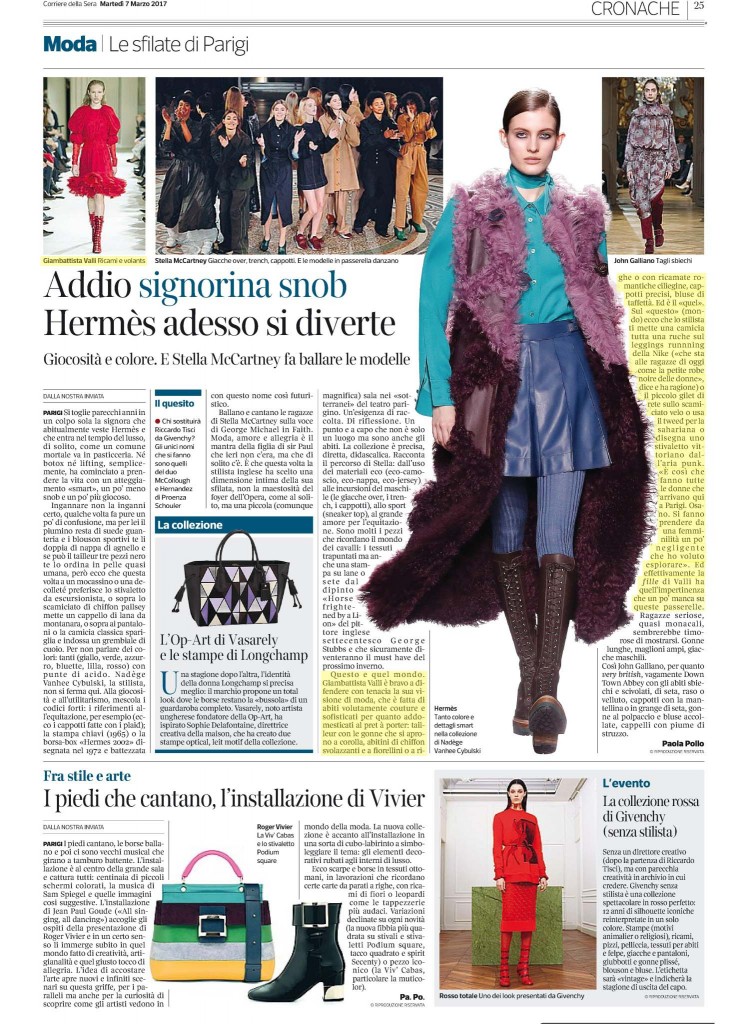 Corriere della Sera 7.03.17 p.25