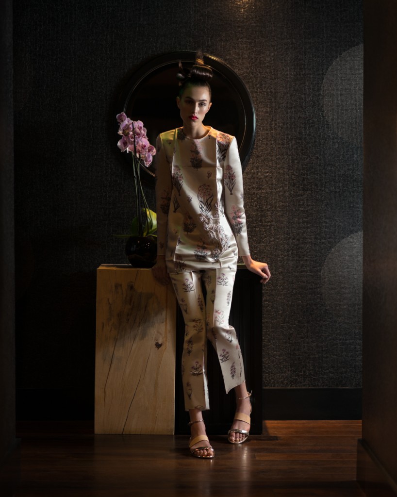 India Ruiterman in Haute Couture by Benjamin Kanarek for ELLE