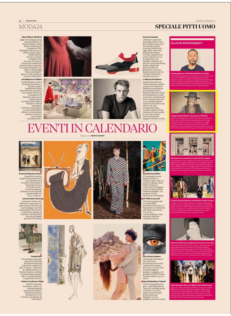Il Sole 24 Ore - Moda 24 13.06.17 p.17