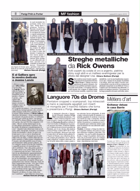 DROMe in MF Fashion, 06-03-2015 | Riccardo Grassi BlogRiccardo Grassi Blog